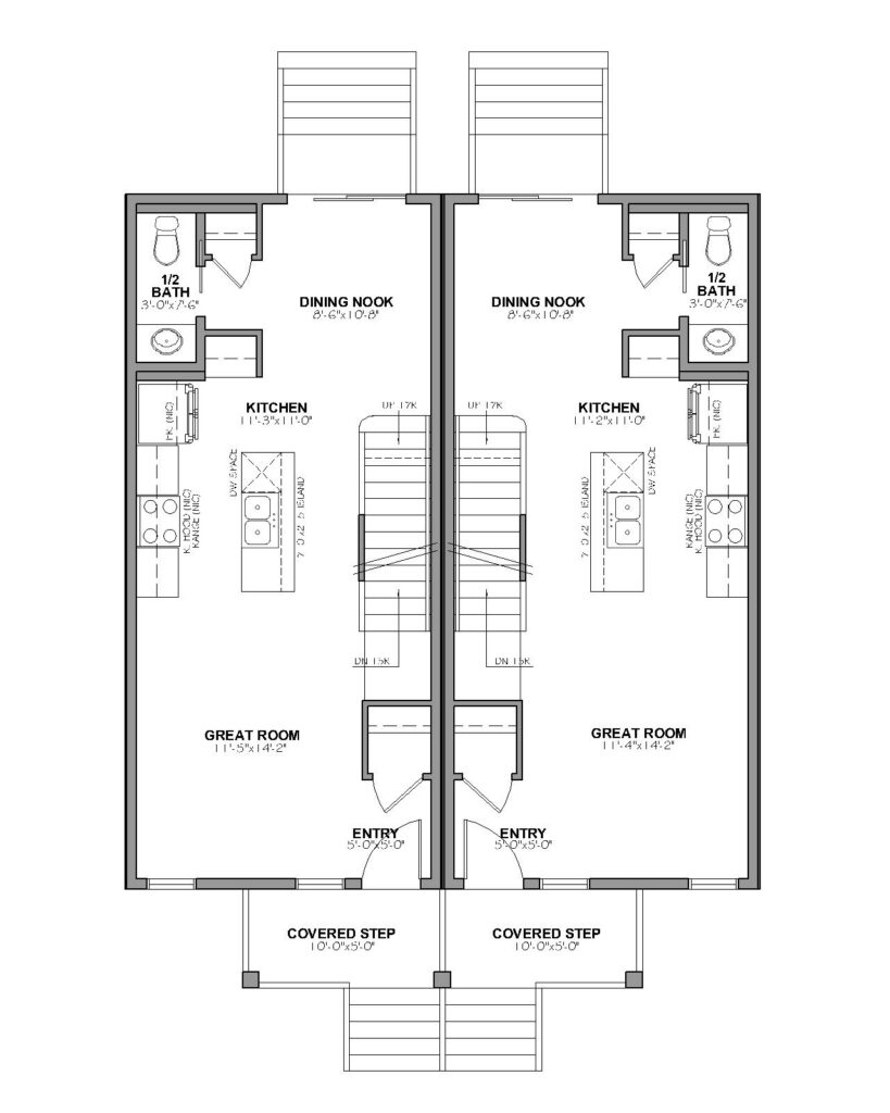 main floor - clean
